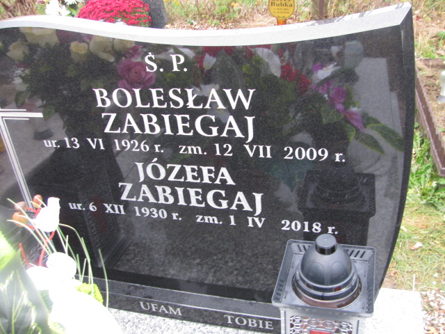 Józefa Zabiegaj 1930 Bibice - Grobonet - Wyszukiwarka osób pochowanych