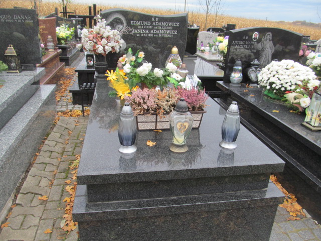Grób Edmund Adamowicz