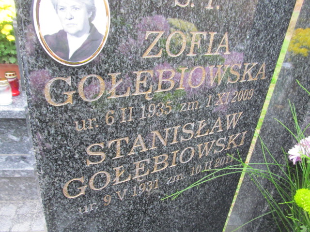 Zofia Gołębiowska 1935 Bibice - Grobonet - Wyszukiwarka osób pochowanych